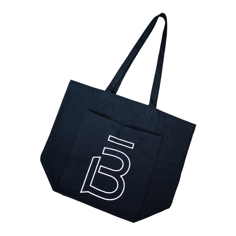 b3 B Canvas Tote - Black - barre3