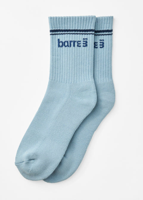 barre3 3/4 Crew Sock - Haze