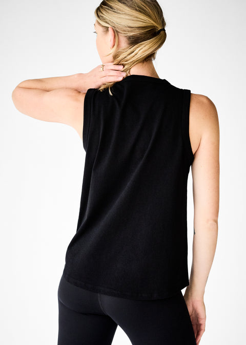 barre3 Classic Full Length Tank - Black