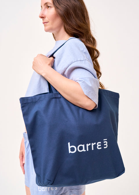 b3 Tote Bag - Navy - barre3