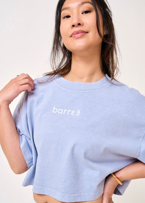 b3 Garment Dyed Crop Tee - barre3