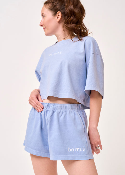 b3 Garment Dyed Crop Tee - barre3