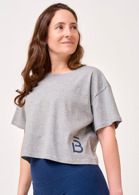 b3 Beyond the Mat Crop Tee - barre3