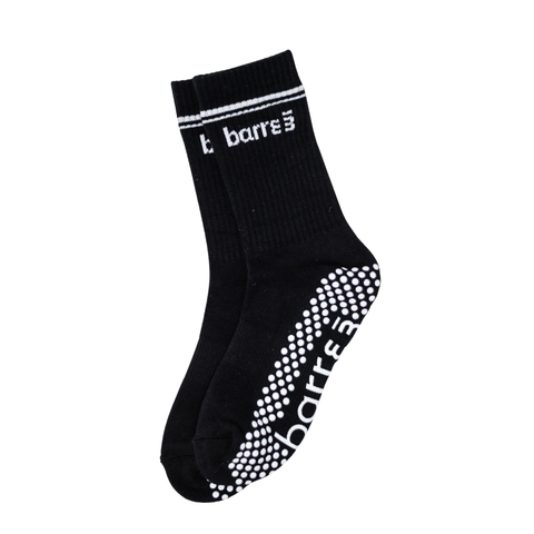 barre3 Crew Grip Socks