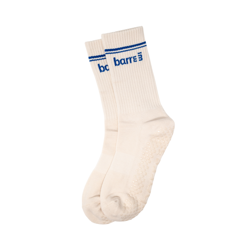 barre3 Crew Grip Socks