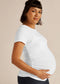 Beyond Yoga Featherweight One And Only Maternity Tee - White