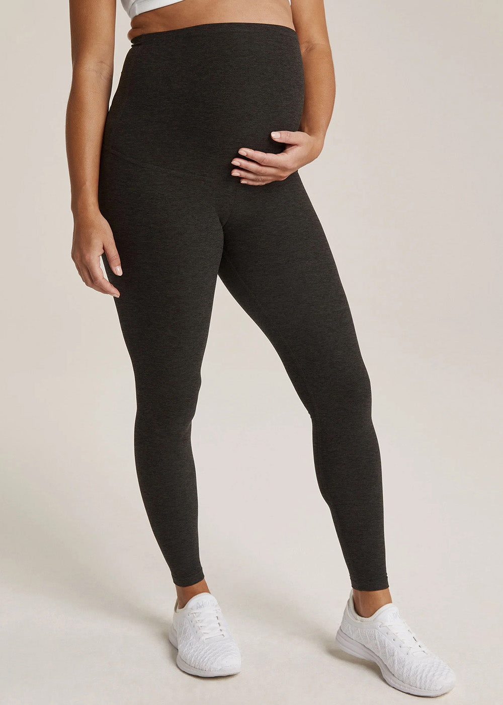 Beyond Yoga Love The Bump Maternity Midi Legging Darkest Night barre3