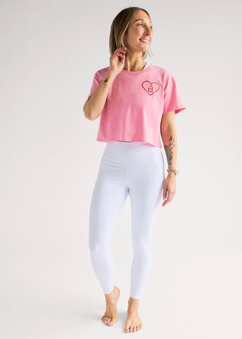 b3 Heart Crop Tee - barre3
