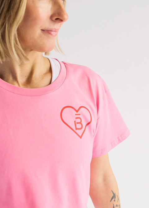 b3 Heart Crop Tee - barre3