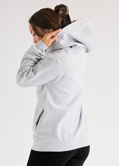 b3 Recycled Unisex Zip Hoodie - Heather - barre3