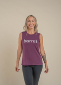 barre3 x Beyond Yoga Signature Muscle Tank - Eggplant