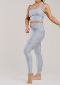 Caught In The Midi High-Waisted Legging - Silver Mist Lucky Stars